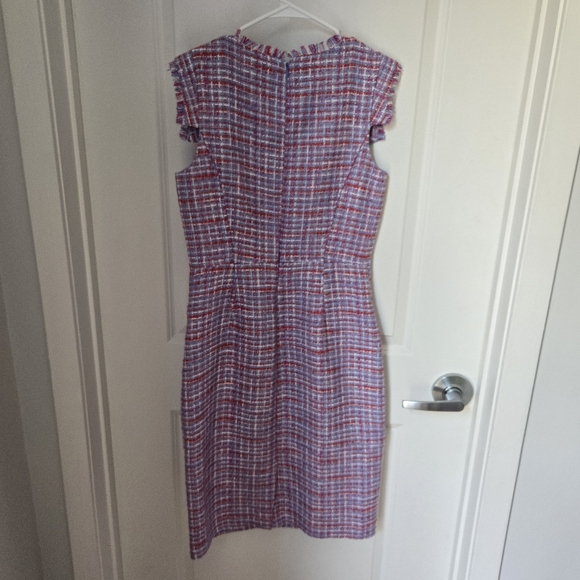 (Tall) J.Crew Azalea Tweed Resume Sheath Dress Sz 6T - Picture 2 of 14